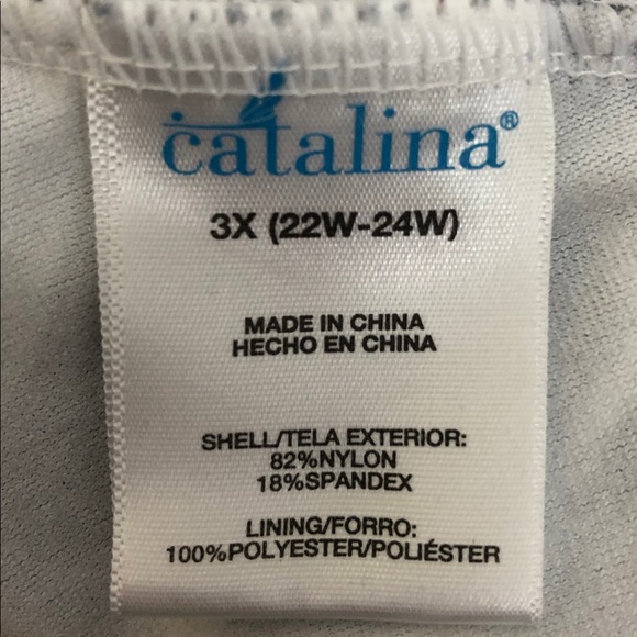 Catalina women’s swimsuit top  3X bottom large - Picture 6 of 6